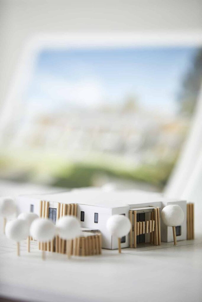 kleines Wohnungsmodell von einem Projekt des KSW